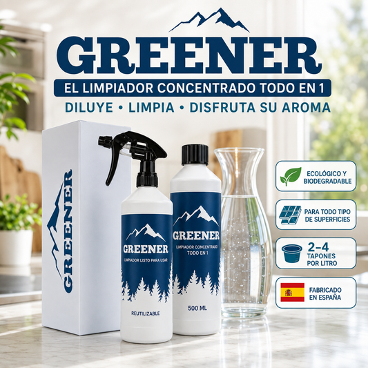 KIT GREENER - Producto Limpieza Multiusos Inteligente